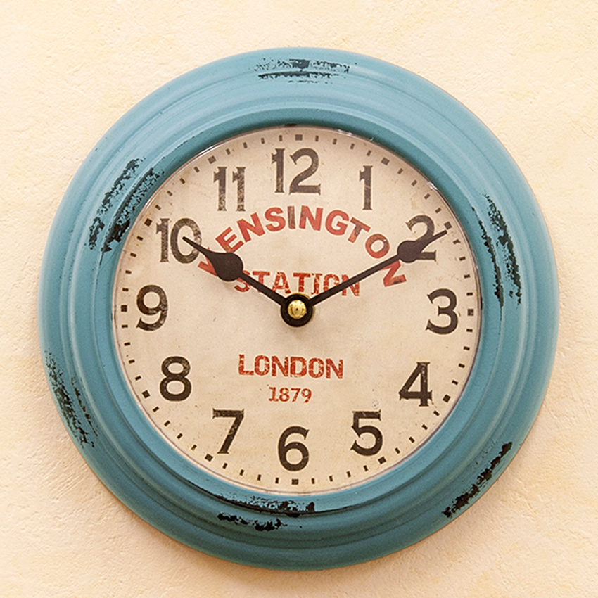 アンティーククロック 壁掛け時計 レトロ KENSINGTON STATION ウォール 