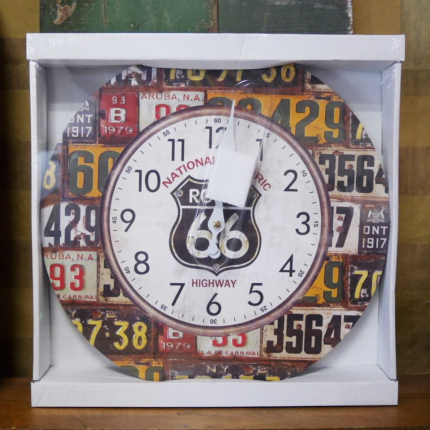 ルート66 掛け時計 動作品 ck-88.1.jpg