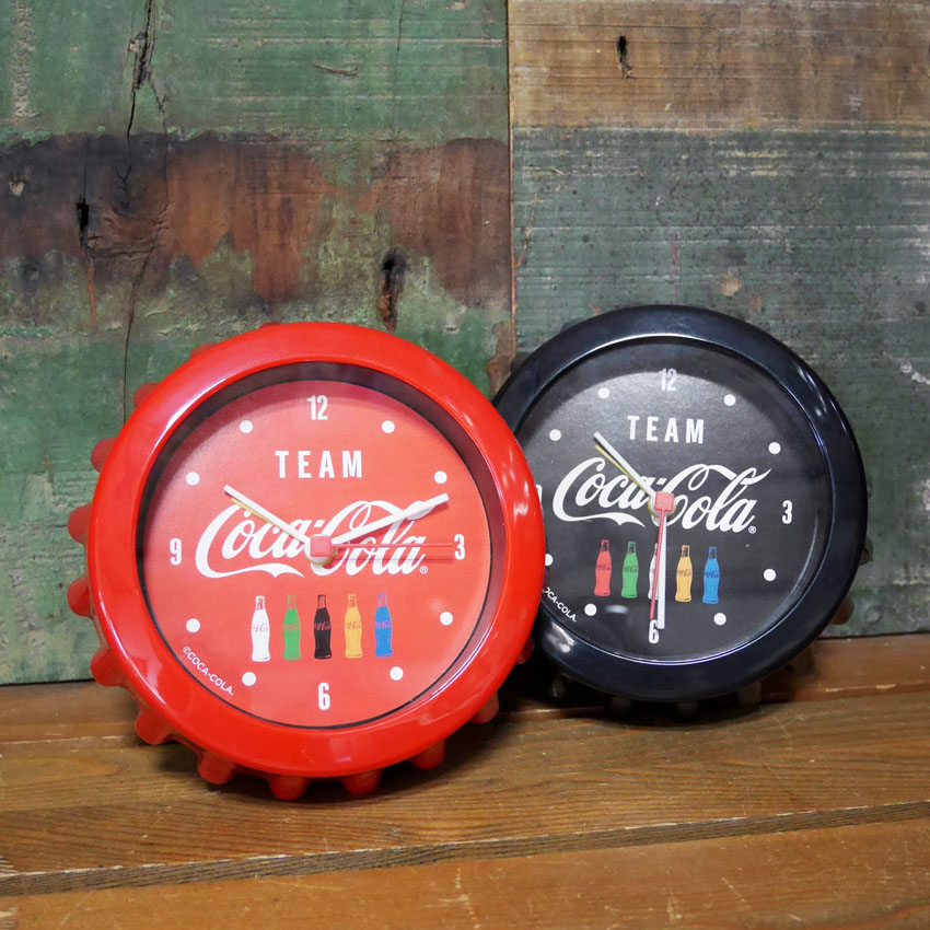 コカコーラ ボトルキャップクロック 置き時計 Coca-Cola Bottle Cap 