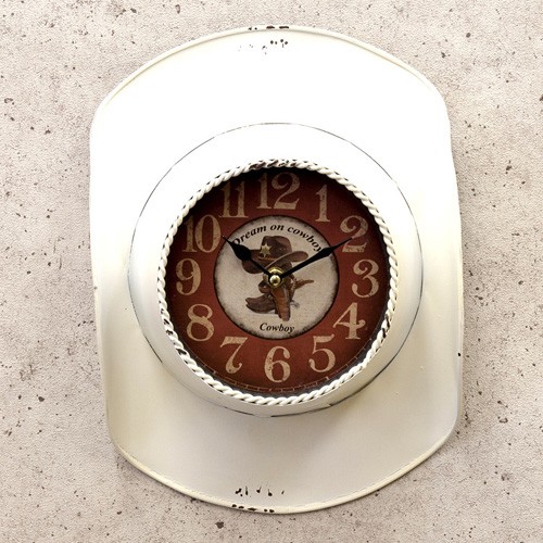 壁掛け時計 テキサス クロック ウエスタン カウボーイ : アメリカン
