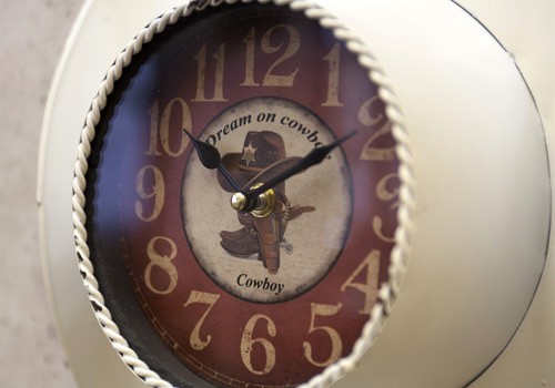 壁掛け時計 テキサス クロック ウエスタン カウボーイ : アメリカン