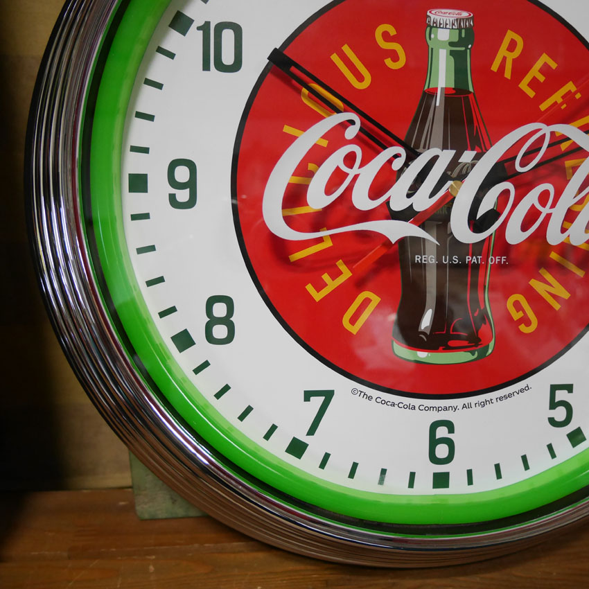 Coca Cola（コカコーラ） ネオンクロック coca-cola COKE Neo Neon
