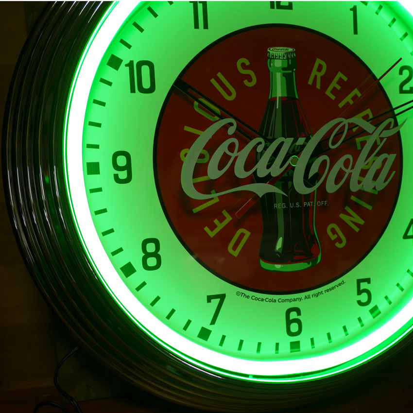 Coca Cola（コカコーラ） ネオンクロック coca-cola COKE Neo Neon
