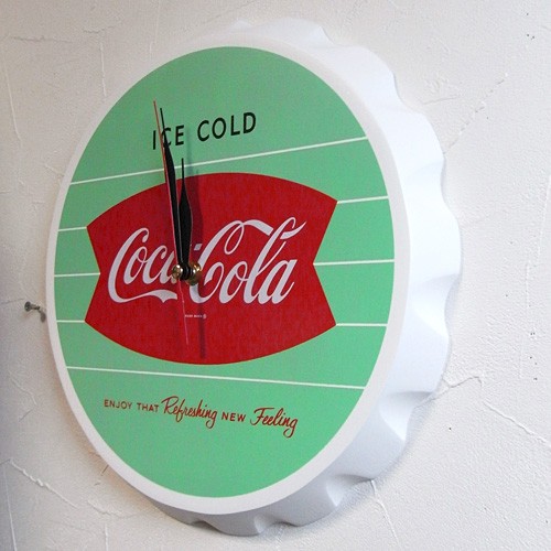 Coca Cola（コカコーラ） クラウン ウォールクロック 壁掛け時計 王冠