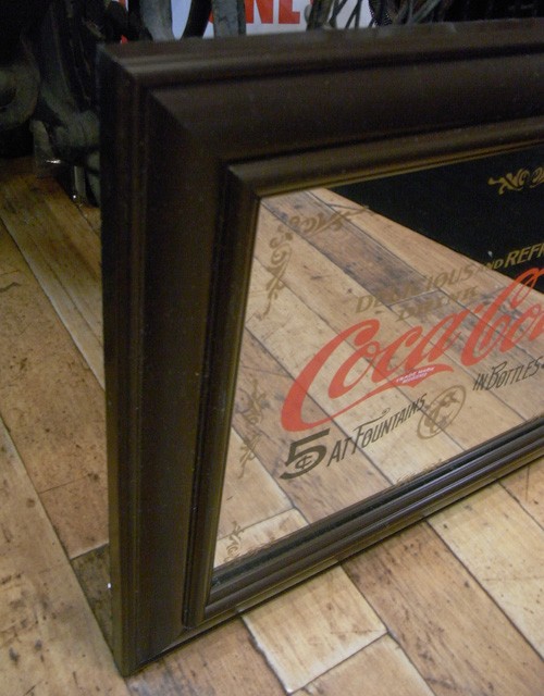 Coca Cola（コカコーラ） パブミラー インテリア アメリカ雑貨