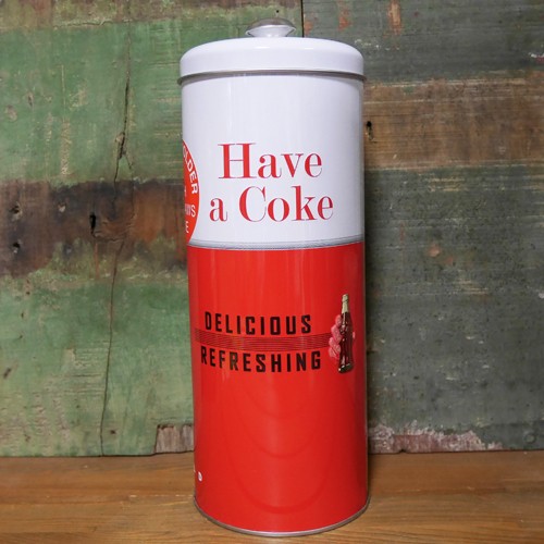 コカコーラ ストロー ディスペンサー アメリカン雑貨 Coca Cola（コカコーラ） ストローホルダー ティンディスペンサー