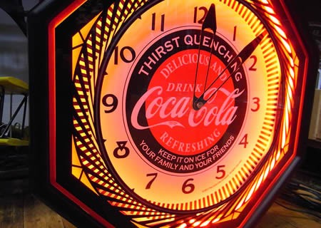 90年代コカコーラ ネオン管 幅75センチ - メルカリ