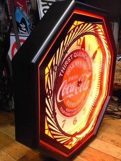 Coca Cola（コカコーラ） ネオンクロック ネオン管 インテリア