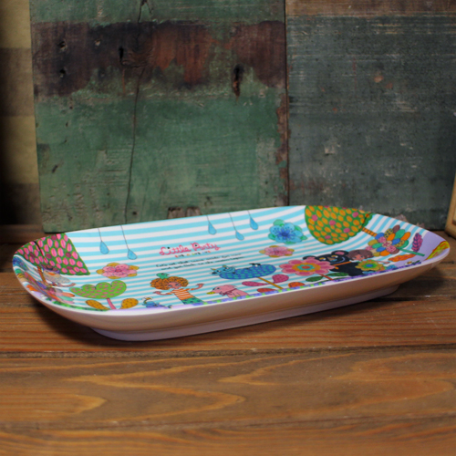 Rady リゾートフラワー メラミンプレート 2枚セット Rady リゾートフラワー メラミンプレート 2枚セット Rady