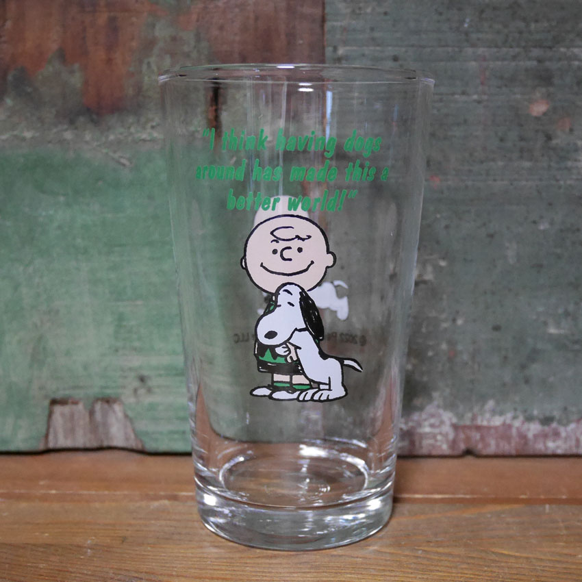 SNOOPY スヌーピー グラス コップ タンブラー PEANUTS GLASS