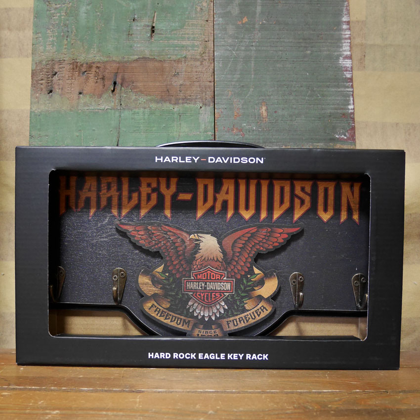 Harley-Davidson 　ハーレーダビッドソン　木製壁掛けハンガー Harley Davidson（ハーレー・ダビッドソン） ハードロック イーグル