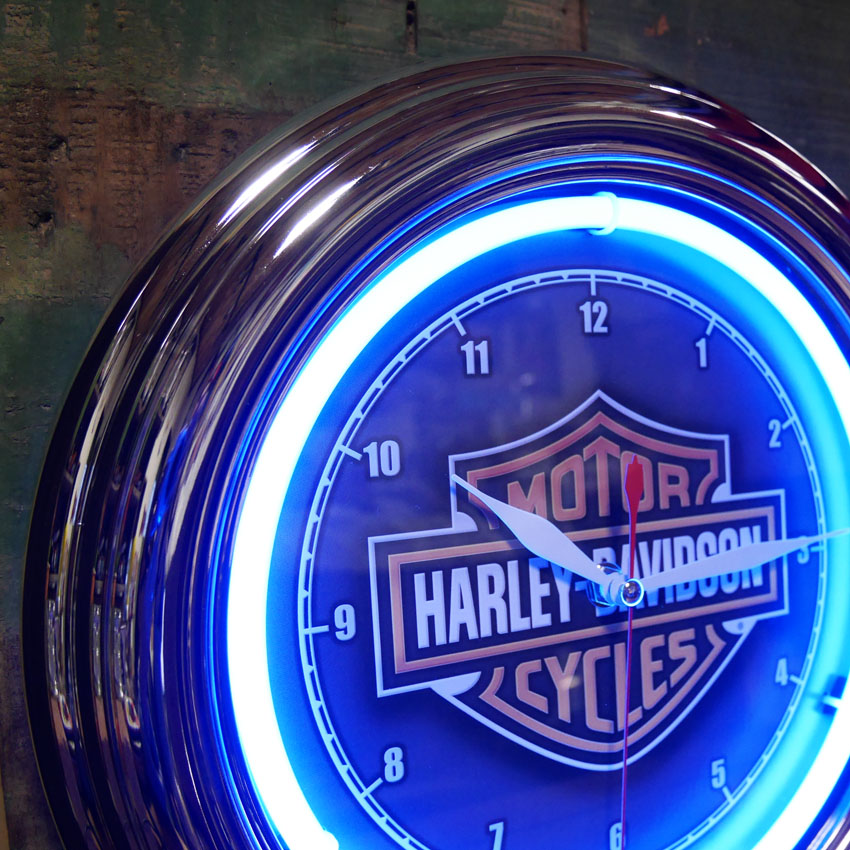 Harley Davidson（ハーレー・ダビッドソン） ネオンクロック バー