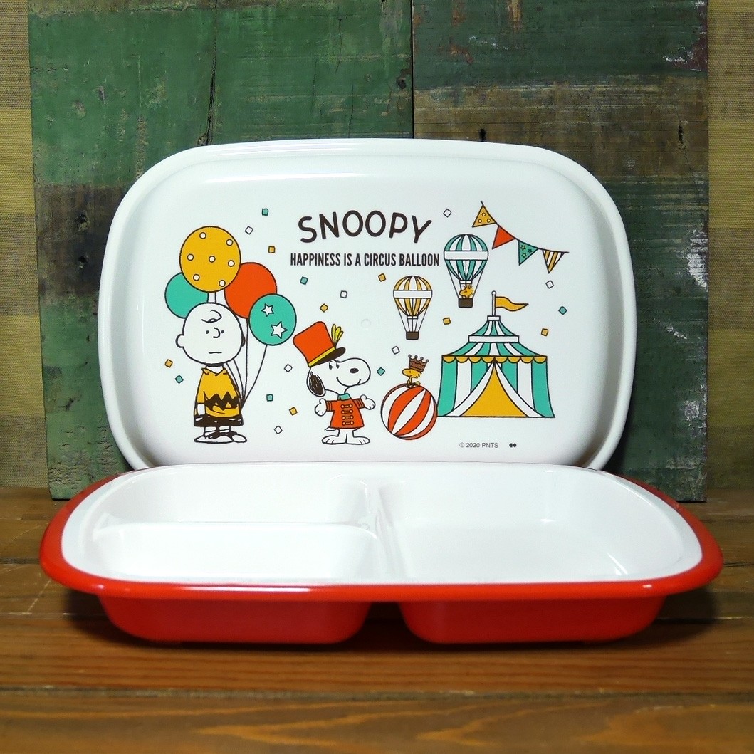 SNOOPY - スヌーピーメラミンプレート2枚set スヌーピー SNOOPY メラミンプレート EAT プレート お皿 食器