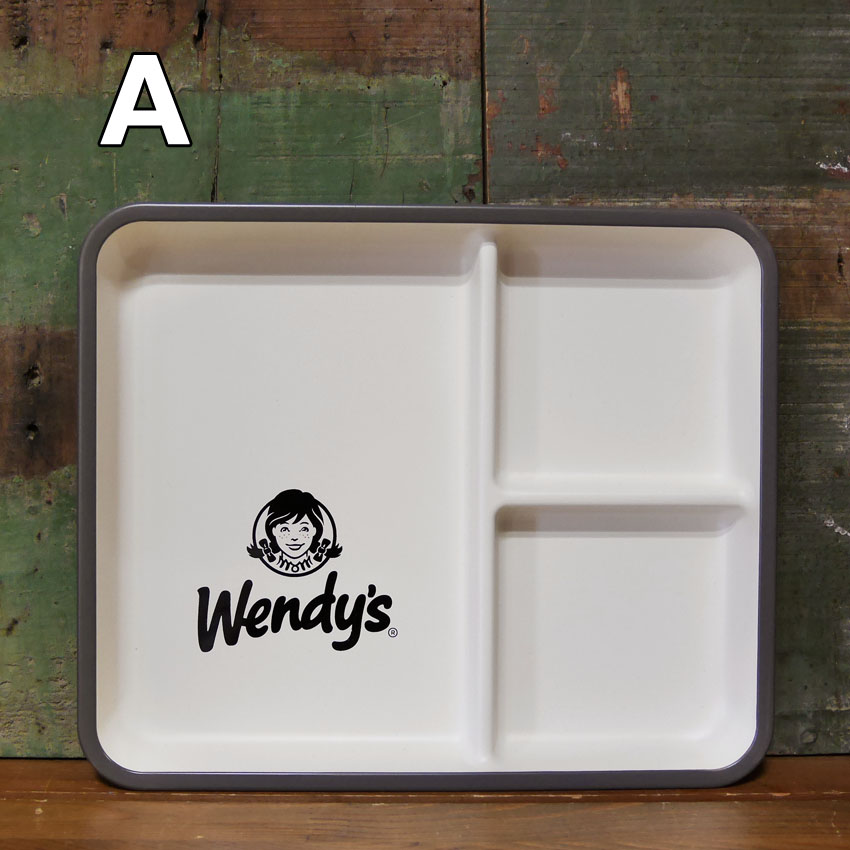 ウェンディーズ スクエアワンプレート Wendy's ランチプレート