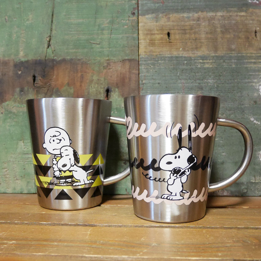 STUSSY×PEANUTS マグカップ　2個セット SNOOPY スヌーピー STUSSY(ステューシー) SNOOPY(スヌーピー)マグカップ コラボ 希少