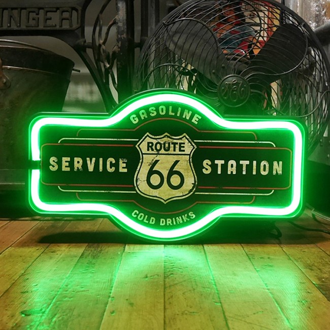 ルート66 LED ロープ ネオンサイン ROUTE66 インテリア : neon 