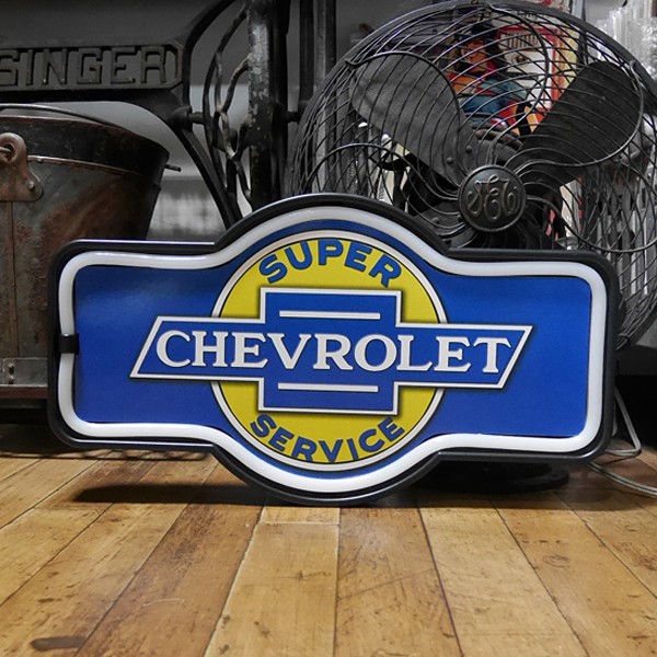 シボレー LED ロープ ネオンサイン CHEVY SERVICE インテリア