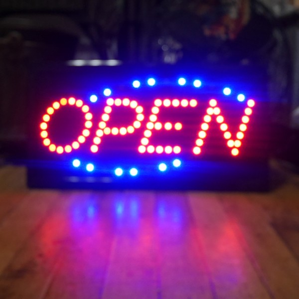 OPEN LEDネオンサイン インテリア サインボード オープン : アメリカン