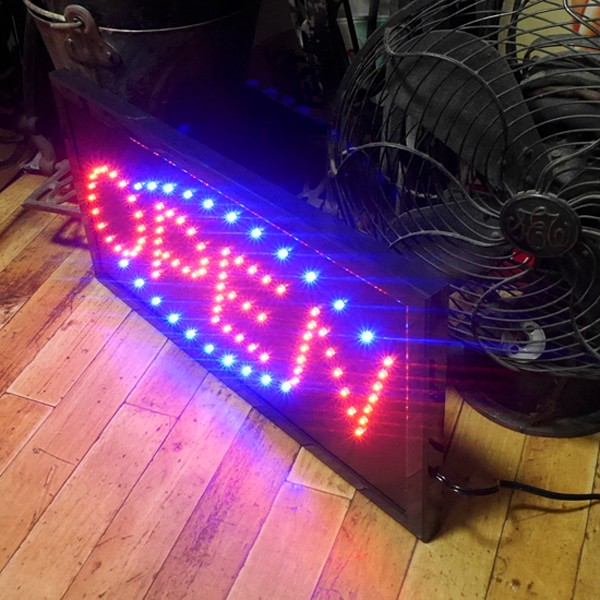 OPEN LEDネオンサイン インテリア サインボード オープン : アメリカン