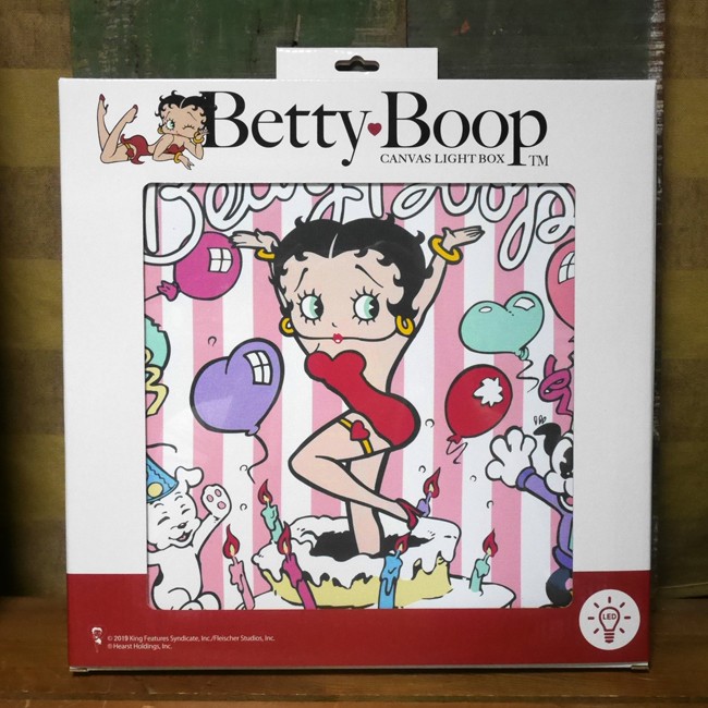 ベティブープ PARTY LEDキャンバスライト Betty Boop インテリア