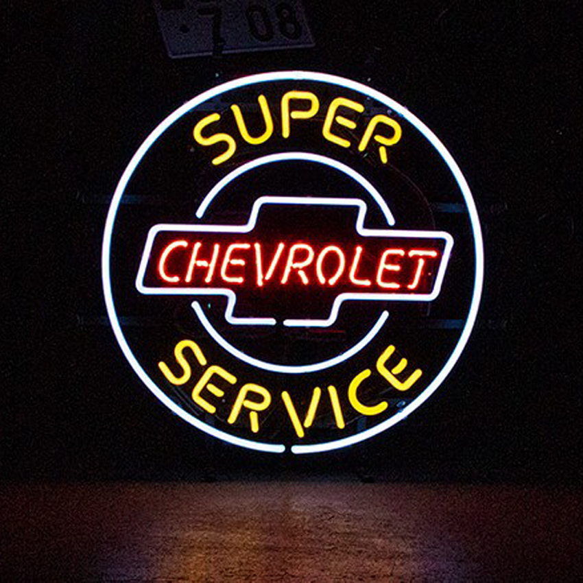 CHEVROLET SERVICE ネオンサイン シボレー ネオン管 NEON SIGN