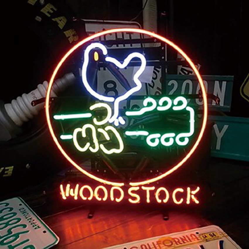 WOOD STOCK ネオンサイン ウッドストック ネオン管 NEON SIGN