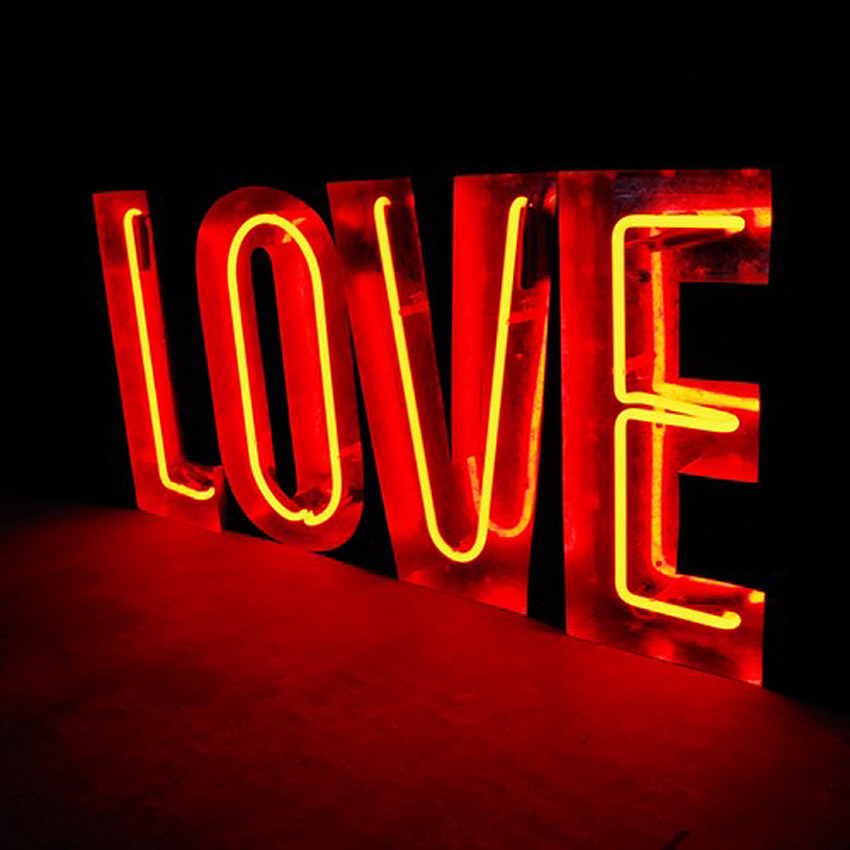 SIGN WITH NEON LOVE ネオンサイン ネオン管 : アメリカン雑貨のグッズ