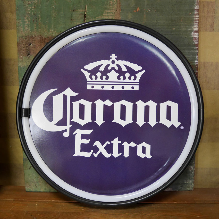 CORONA EXTRA コロナ エキストラ ネオン LED 看板 ブリキ コロナ エキストラ 王冠型 LED ロープ ネオンサイン CORONA