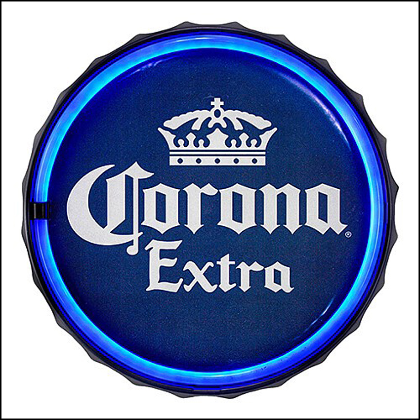 【レア物】コロナエキストラ ネオン ライト コロナ エキストラ 王冠型 LED ロープ ネオンサイン CORONA