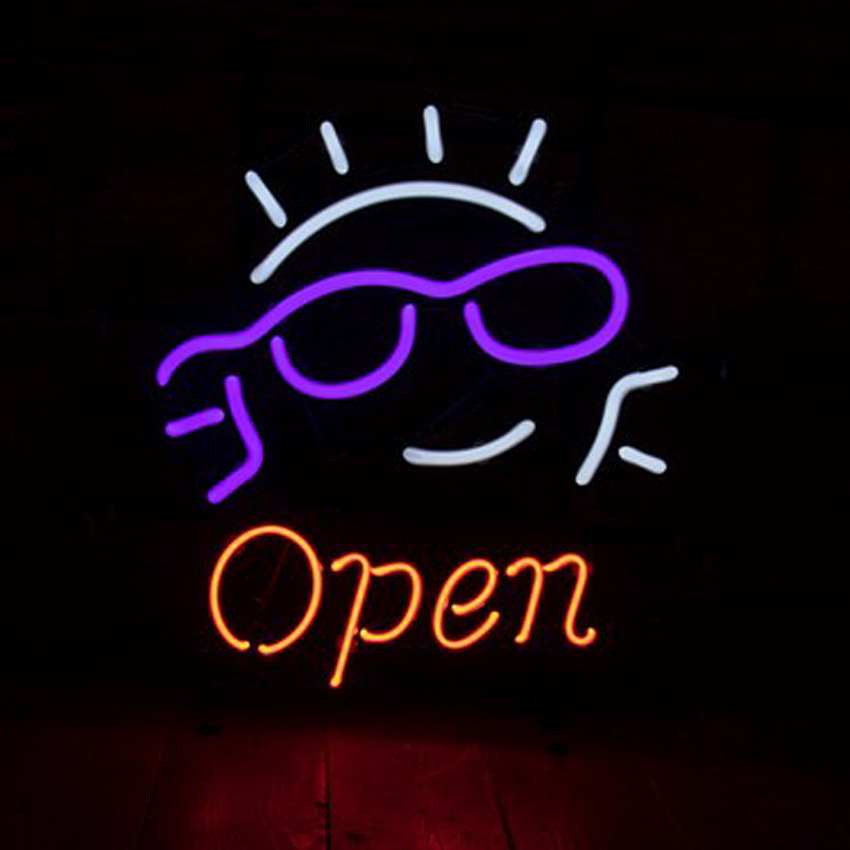 オープンネオン管　輸入品 GLASS OPEN ネオンサイン オープン ネオン管 NEON SIGN : アメリカン