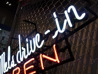 MELS DRIVEIN OPEN ネオンサイン ネオン管 メルズドライブイン