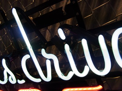 Mels drive-in OPEN ネオンサイン 約80cm MELS DRIVEIN OPEN ネオンサイン ネオン管 メルズドライブイン