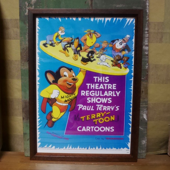 マイティマウス Mighty Mouse インテリアピクチャー ポスター