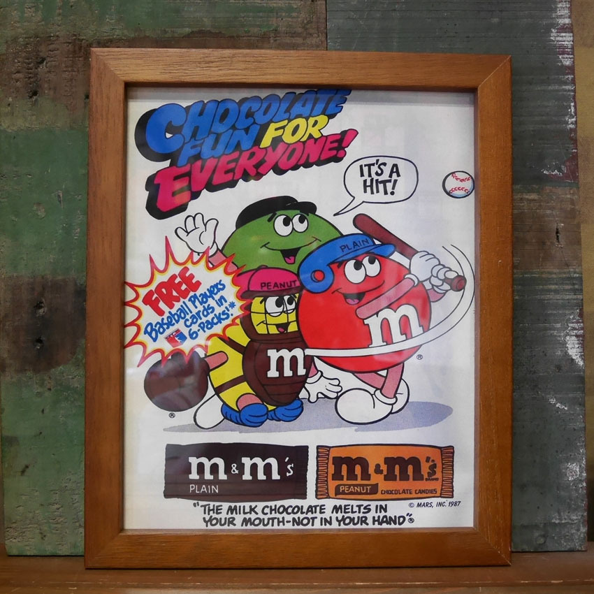 m＆m　Customperformance シルクスクリーンポスター　木製額縁 m＆m Customperformance シルクスクリーンポスター 木製額縁 額縁