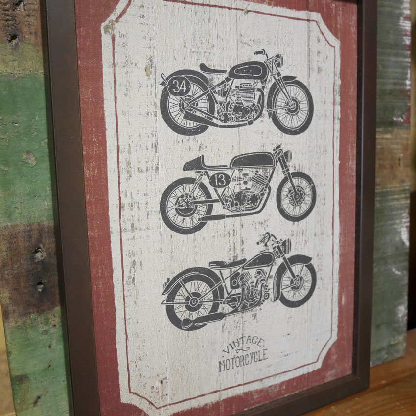サインフレーム SIGN FRAME Bike インテリアピクチャー バイク アート