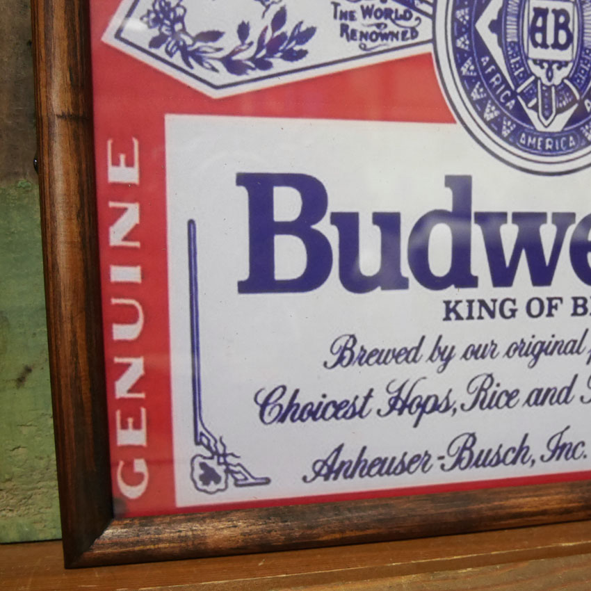 Budweiser インテリアピクチャー バドワイザー ポスター
