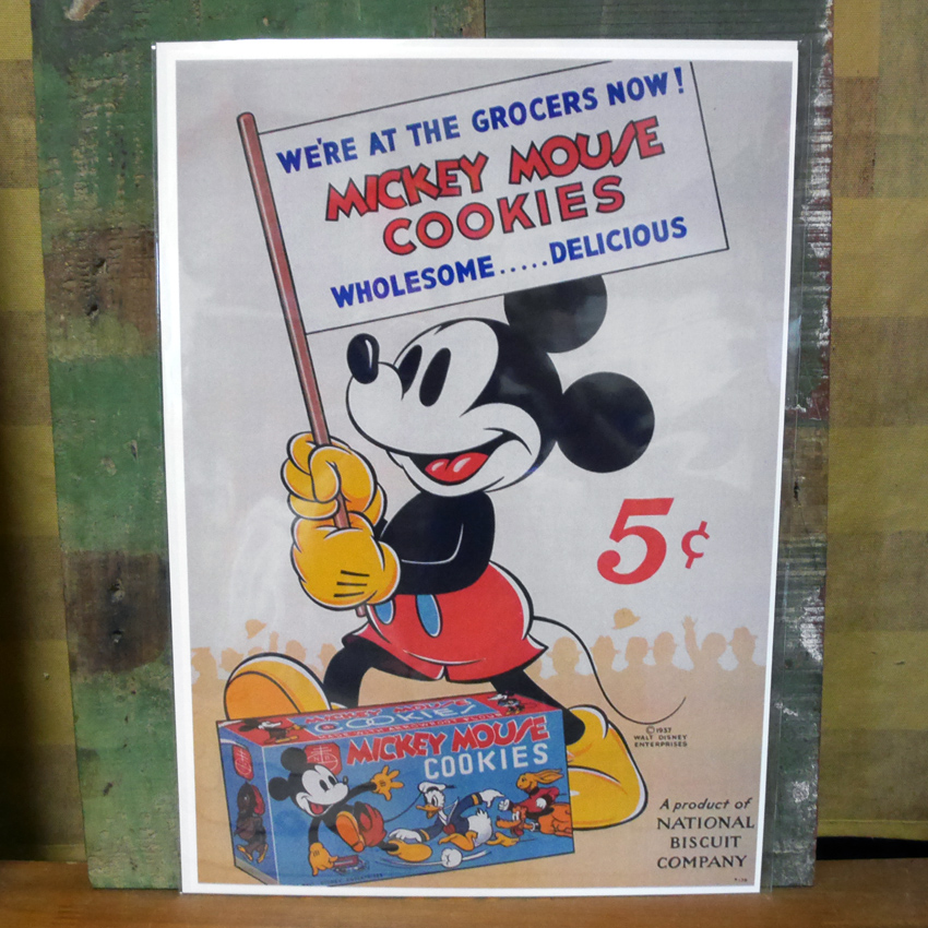 ポスター ミッキーマウス MICKEY MOUSE ディズニー B4 アメリカンポスター