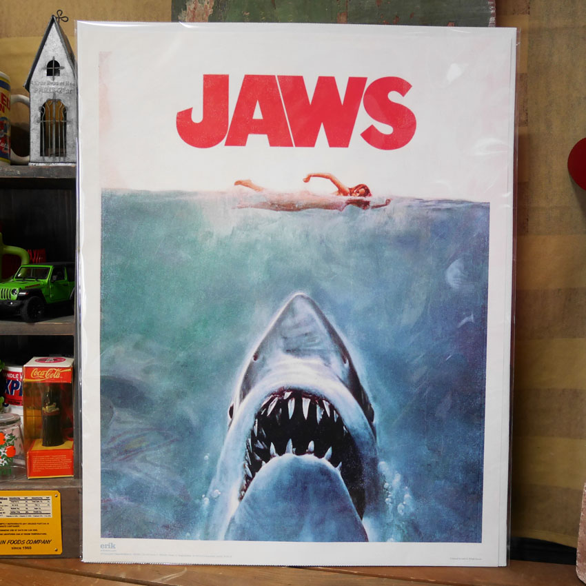 ジョーズ ミニポスター インテリア JAWS アメリカン雑貨