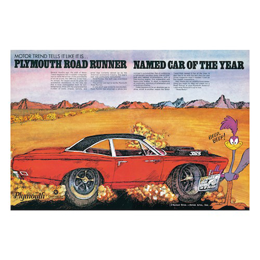 ロードランナー ポスター プリムス Plymouth Road Runner Poster
