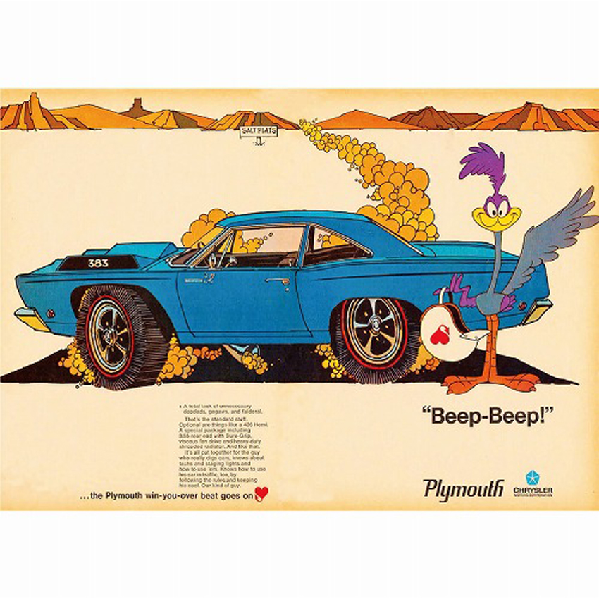 ロードランナー ポスター プリムス Plymouth Road Runner Poster 20