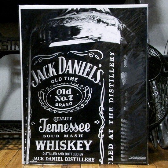 ジャックダニエル ボトル ミニポスター インテリア JACK DANIEL'S