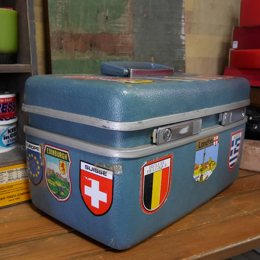 ヴィンテージ コスメボックス Samsonite Royal Traveller 小物入れ