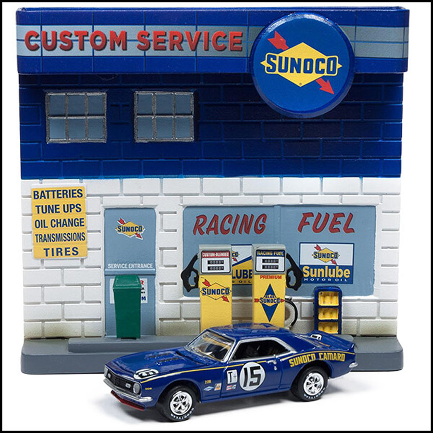 ジョニーライトニング ミニチュア SUNOCO ステーション JOHNNY LIGHTNING 1/64 Sunoco Filling Up For  Today's Race! 1967 Chevrolet Camaro : rm-139 : アメリカン雑貨のグッズファーム - 通販 -  Yahoo!ショッピング