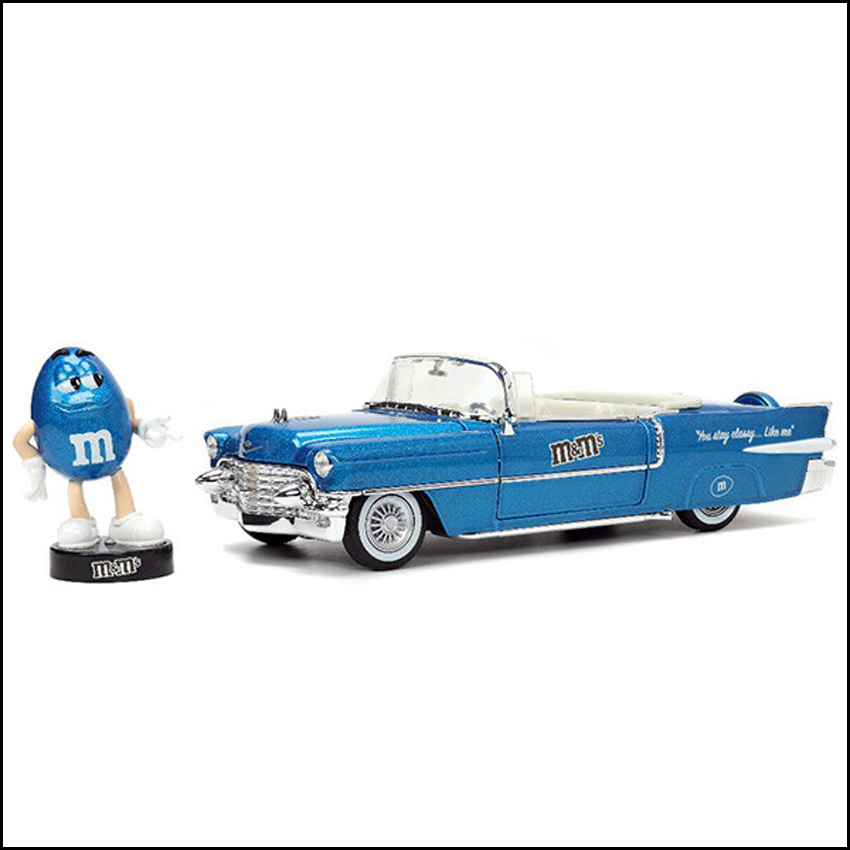 M&M'S レトロミニカー 1/24 JADA TOYS 1956 CADILLAC ELDORADO w