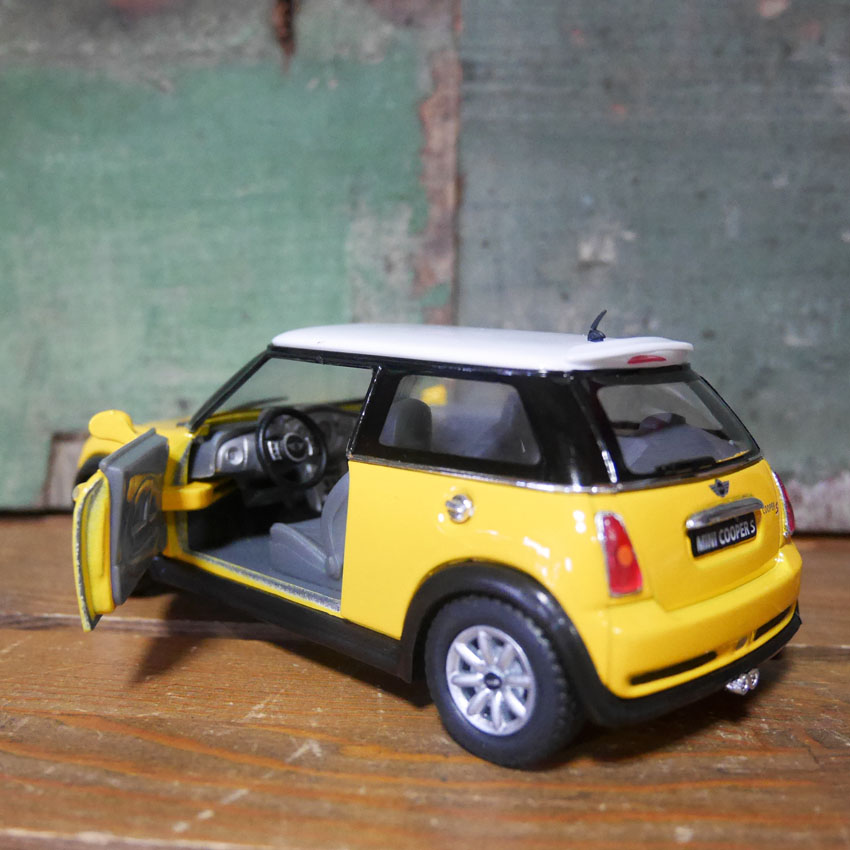 ミニクーパ S 1/28 プルバックミニカー mini cooper : アメリカン雑貨