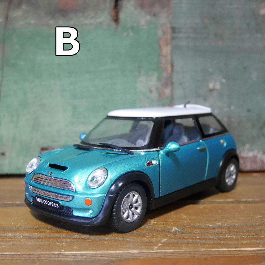 ミニクーパ S 1/28 プルバックミニカー mini cooper