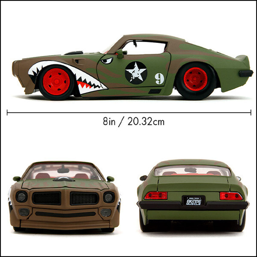 廃盤　1/24　JadaTOYS 1972 ポンティアック ファイヤーバード Jada 1:24 Big Time Muscle 1972 Pontiac Firebird Diecast
