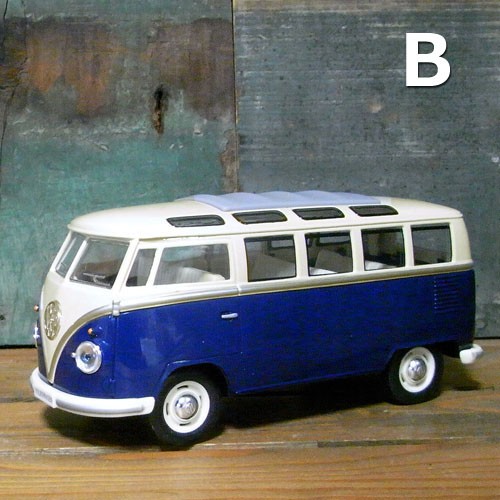フォルクスワーゲン 1962 クラシック バス 1/24 レトロミニカー