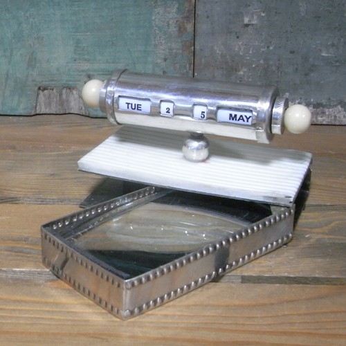 卓上 万年カレンダー レトロ アンティークタイプ : アメリカン雑貨の