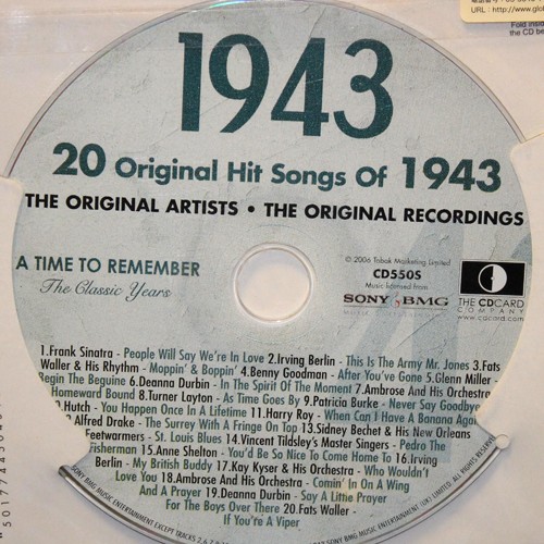 ソニーミュージック（Sony Music） 年代別ヒットチャート20曲入りCD